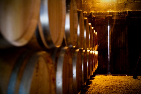 Vignobles Merlet à Saint-Denis de Pile chai barriques